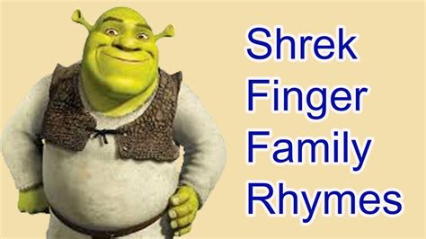 Shrek Finger Family Nursery Rhymes For Children For …