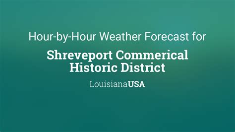 Shreveport weather hour by hour. Things To Know About Shreveport weather hour by hour. 