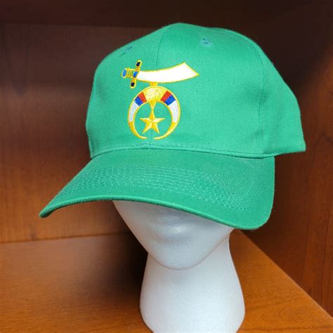 Shriners Baseball Cap Green Shriner Hat Crescent Scimitar …