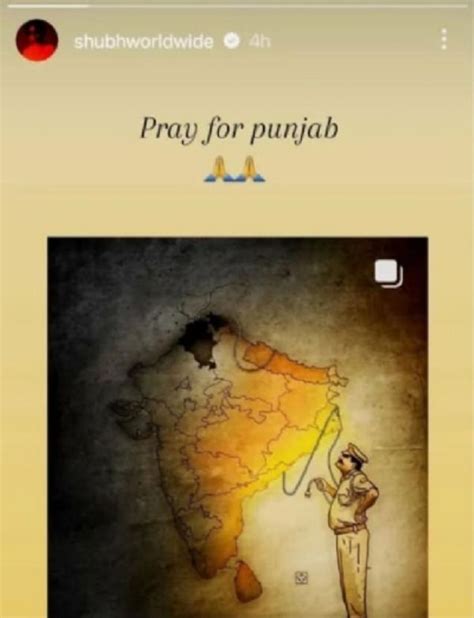 Shubh story instagram. Sep 20, 2023 · The controversy follows Shubh's Instagram Story which featured a distorted map of India without Jammu & Kashmir and Punjab. Ahead of his India tour, the Bharatiya Janata Yuva Morcha ... 