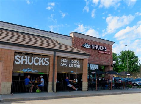 Shucks fish house & oyster bar. 1218 S. 119th Street, Omaha, NE. Phone: (402) 827-4376. 1911 Leavenworth, Omaha, NE. Phone: (402) 614-5544. Newsletter. Sign-up for our weekly newsletter sent out every Thursday to find out about our weekend specials, upcoming events and a little humor for your day. Your Email(Required) 
