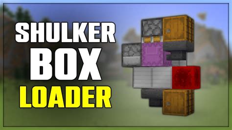 EASY, FAST Shulker Box Unloader : Minecraft Redston