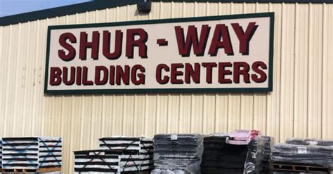 Shur way building supply. 25 reviews Claimed Building SuppliesEdit Closed Write a review Add photo Share Save Photos & videos See all 18 photos Add photo Review Highlights "Employee Phil knows pretty much everything in the book when it comes to lumberand building needs."in 7 reviews 