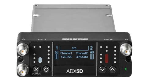 Shure adpsm firmware update.  A firmware update that includes Axient Digital Standard transm...