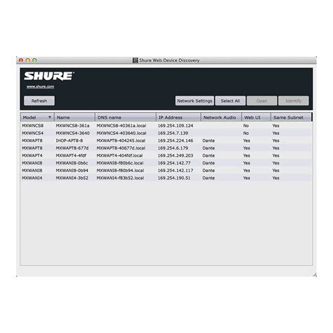 Shure discovery tool.  Jul 8, 2016 · Shure Web Device Discovery helps l...
