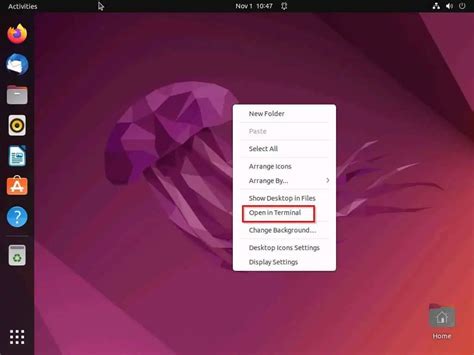 Shutdown: Can a right mouse click be used to shut down Ubuntu?