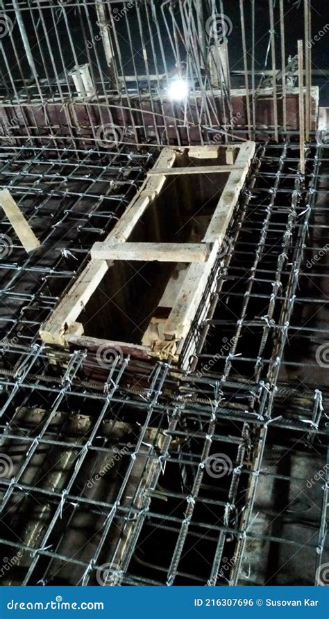 Shuttering and Reinforcement in Building Construction Technology Done
