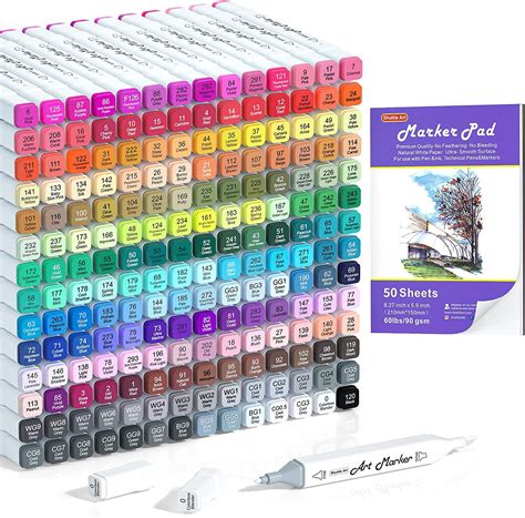  ARTIFY 120 Ultra Colors Art Markers, Fine & Broad