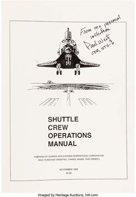 Shuttle Crew Operations Manual, New Employee Orientation Book, …