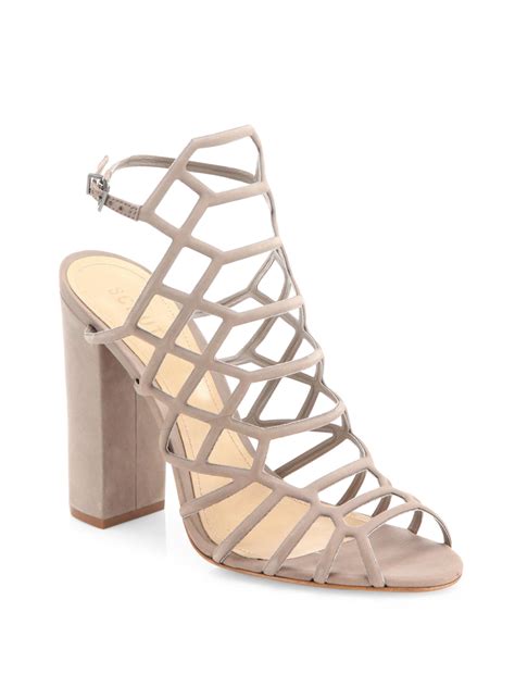 Shutz shoes. Regular price. $118. Sale price. $47.20. 60 % off. Unit price. / per. Experience the essence of style with the Filipa Sandal, where a striking heel takes center stage. Meticulously created from versatile neutral leather, this sandal boasts a distinctive square-shaped toe that sets it apart. Discover timeless elegance and modern flair combined ... 