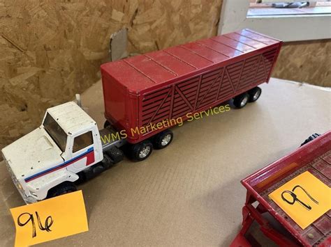 Shylocks Sells - Vintage Golden Eagle Semi w/Trailer. See.