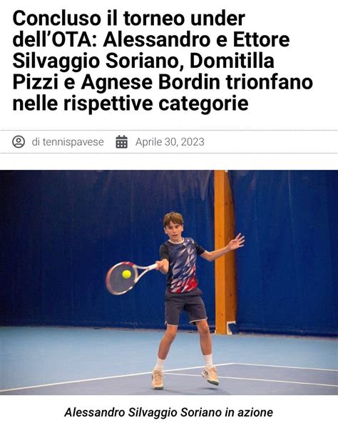 Si è concluso oggi il torneo... - Associazione Tennis Cesano