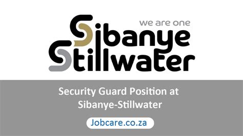 Sibanye-Stillwater: Patrolperson Position – sajobslink.co.za