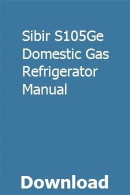 Sibir s105ge domestic gas refrigerator manual. - Kostenlos herunterladen harley davidson riders handbook free harley davidson riders handbook download.