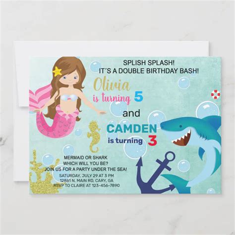 Sibling Invitations Zazzle