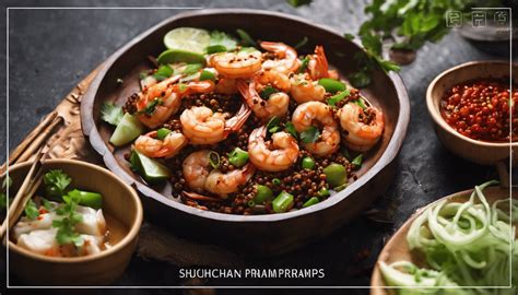 Sichuan Peppercorn Prawns Leite