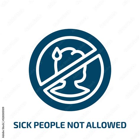 Sick People Not Allowed Vector - Sick Person Icon Png Transparent PNG …