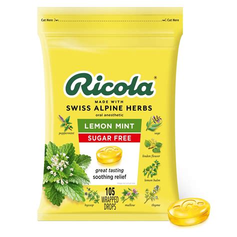 Ricola Honey-Herb (Mucous Membrane) Generic Name: Menthol lozenge (oral mucous membrane) Menthol lozenge (for use inside the mouth) is used to provide temporary relief from cough associated with a .... 