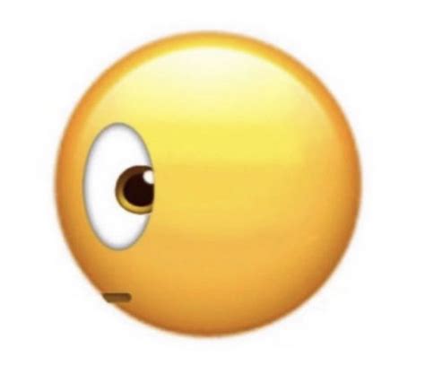 A yellow face with a sly, smug, mischievous, or suggestive facial expression. It features a half-smile, raised eyebrows, and eyes looking to the side. Often used to convey flirtation or sexual innuendo. Not to be confused with 😒 Unamused Face, which has similar eyes but a pouting mouth. This emoji has a cat variant, 😼 Cat Face With Wry Smile.