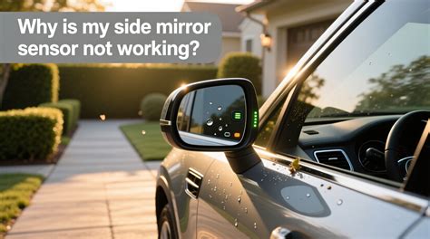 Side mirror sensor.  Understand their technology, install processes, and f...