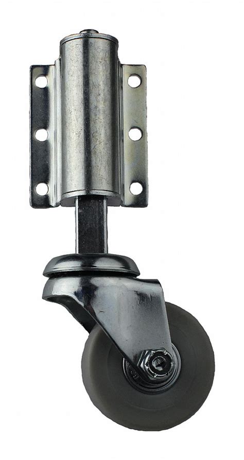 Side mount casters. Mount these jacks to equipment to raise and level it. A swivel caster lets you reposition your load. Side Mount — Slide the frame of your equipment through the mounting plate. Through-Hole Mount — Mount jacks through a hole in the frame of your equipment and fasten the mounting plate. These jacks are commonly used with an A-frame trailer ... 