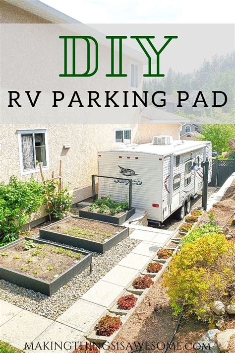 This may mean using an empty spot in your driveway, widening your driveway to include an RV parking spot, transforming your side yard into a parking space, or finding a spot on your property where you can store your motorhome long term or make your trailer a semi-permanent guest house.. 