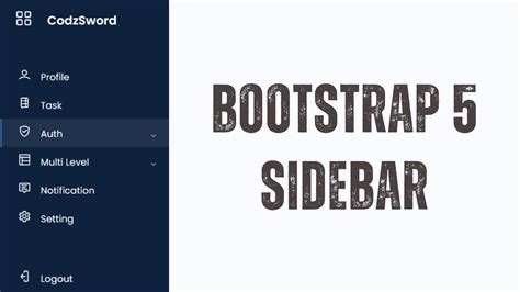 Sidebar bootstrap 5 responsive.  Mar 3, 2021 · An extension to Bootstrap 5 th...