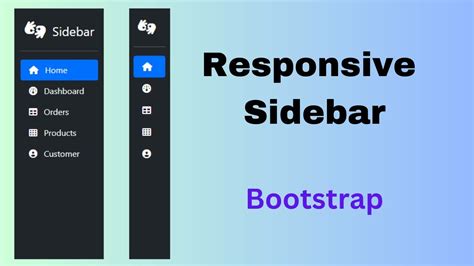 Sidebar bootstrap 5 responsive.  Mar 3, 2021 · An extension to Bootstrap 5 that lets you ...