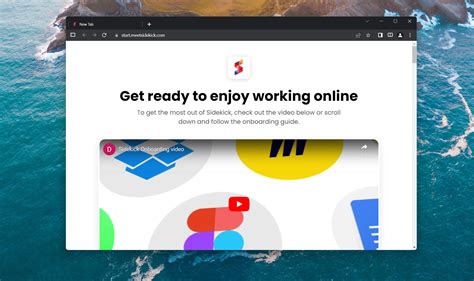 Sidekick browser. Sidekick Teams Collaborate with your crew or friends, all within one sleek browser window Sidekick Business Boost your company’s teamwork using a feature-packed virtual office platform Sidekick Enterprise Streamline your corporate workflow within a dedicated browser-based OS 