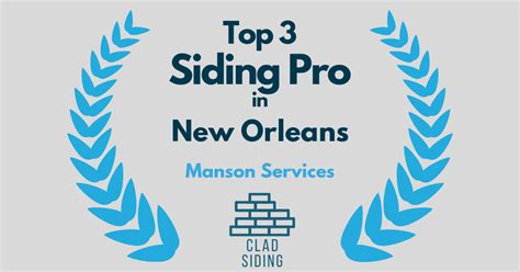 Siding New Orleans, LA Manson Services