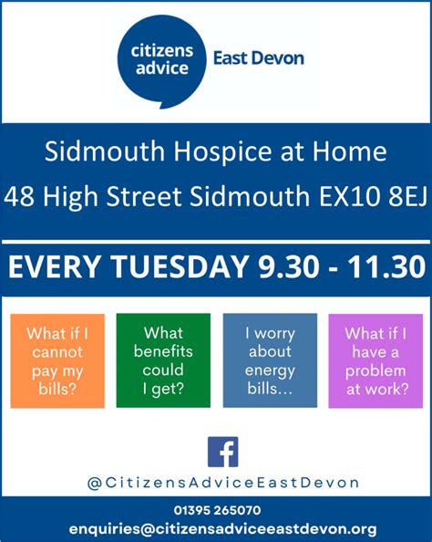 Sidmouth - Citizens Advice around Sidmouth