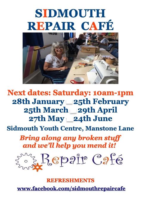 Sidmouth Repair Cafe - - Visit Sidmouth