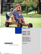 Siemens Hipath 1150 User Guide