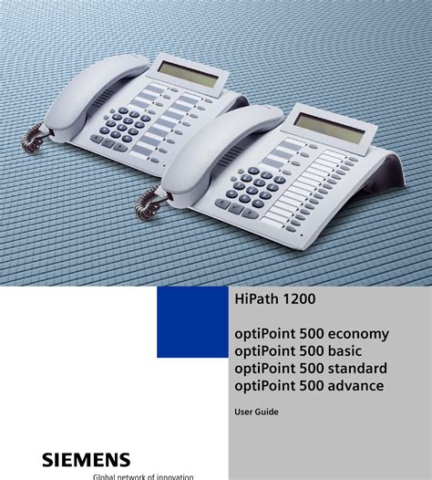 Siemens optipoint 500 standard manual espanol. - Manuale di servizio rasaerba husqvarna rider 11 13h 14pro 16h.