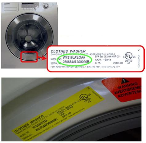 Siemens washer serial number