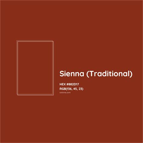 Sienna (Traditional) Complementary or Opposite Color Name and Code