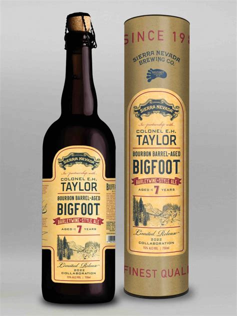 Sierra Nevada Debuts EH Taylor Bourbon Barrel-Aged Bigfoot