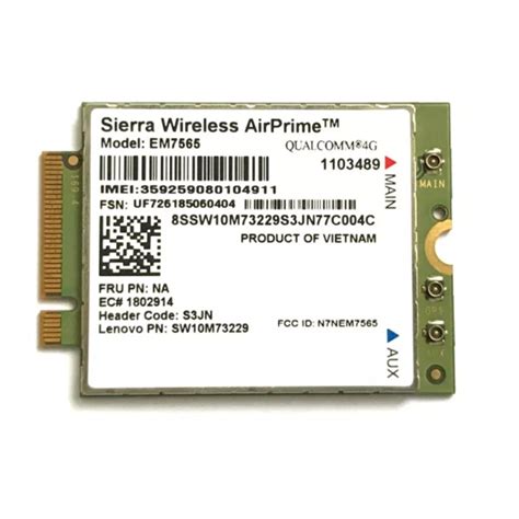 Sierra wireless airprime em7565.  Download PDF Datasheet Feedback/Errors %- SIERRA ...