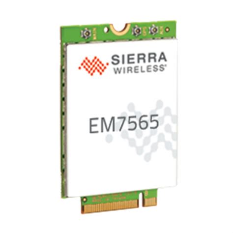 Sierra wireless em7565.  The Sierra Wireless EM7565 Embedded Module is an M. 12....