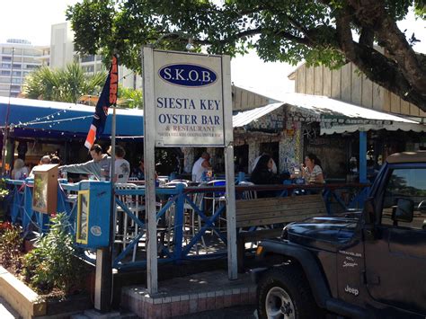 Siesta key oyster bar. Siesta Key Oyster Bar, Sarasota, Florida. 29,909 likes · 609 talking about this · 149,119 were here. The Siesta Key Oyster Bar (SKOB), www.skob.com, in... 
