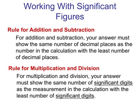 Sig fig rules operations Math Index