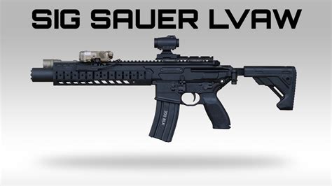 SIG MCX LVAW (Low-Visibility Assault Weapon) ‘Black Mamba’ Suppressed 300 Blackout (300BLK) Piston AR Assault …. 