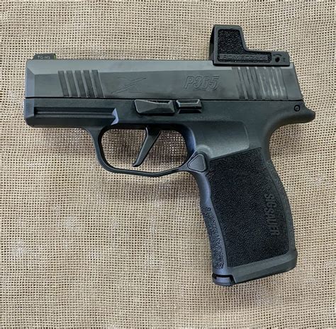 Sig Sauer P365X Variations & Comparables. 4.5 (3 ratings) VIEW DETAILS. Sig Sauer P365 . $447.99 . The Sig P365 is an impressive micro 9mm with a great track record. This gun is a popular subcompact semi-auto pistol, designed for CCW and self defense. Some of it's key features include a 10-round capacity, which is higher than many of its ...