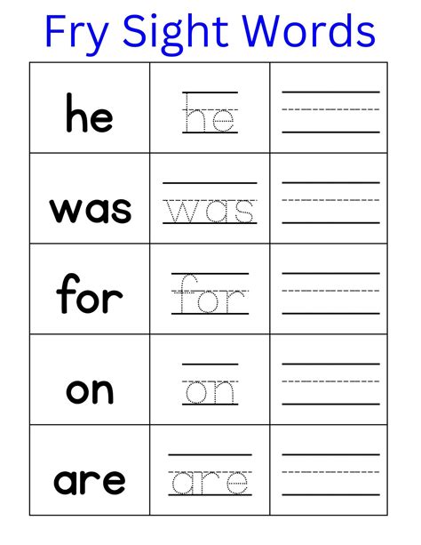 Sight Words - Etsy