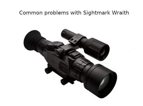 Sightmark wraith issues Sniper