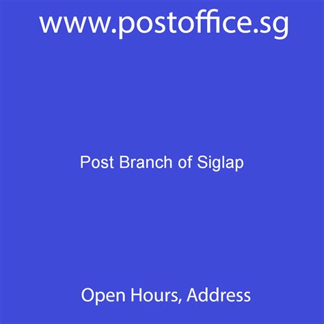 Siglap Post Office PictureSG - National Library Board