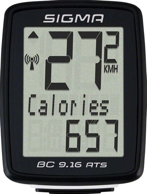 Sigma BC 9.16 ATS Bike Computer (Black) (Wireless)