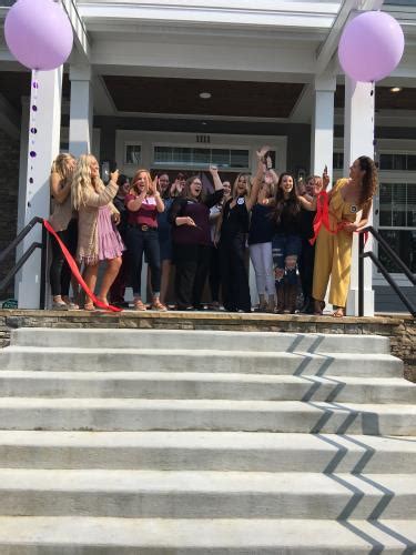 Sigma Kappa Sorority Celebrates Opening Of New Chapter House