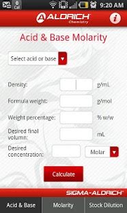 Sigma aldrich concentration calculator. Aldrich® Market Select. Aldrich® Market Select, your comprehensive solution for the identification and procurement of readily available screening compounds and building blocks. Find concentration calculator and related products for scientific research at MilliporeSigma. 