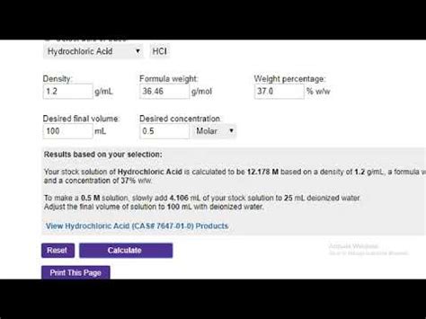 Sigma aldrich mass molarity calculator. .  ...
